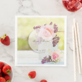 Lilacs and Rozen Vintage Wedding Servet (Insitu)