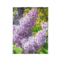 Lilacs blanket