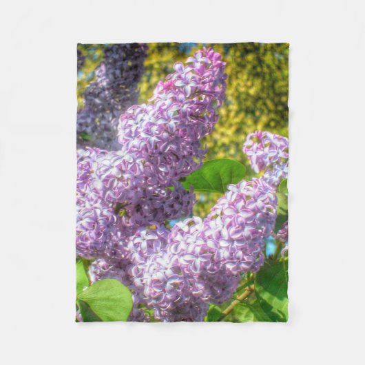Lilacs blanket fleece deken (Voorkant)