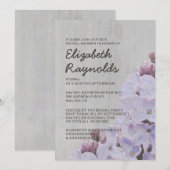 Lilacs Bridal Shower Invitaties Kaart (Voorkant / Achterkant)