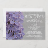 Lilacs Bridal Shower Invitations Kaart (Voorkant)