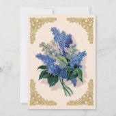 Lilacs Bridal Shower Kaart (Achterkant)
