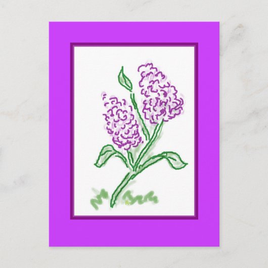 Lilacs Briefkaart (Voorkant)