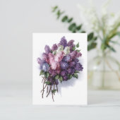  Lilacs Briefkaart (Staand voorkant)