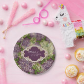  Lilacs bruiloft  Goud geëmailleerd Lijst Papieren Bordje (Feest)