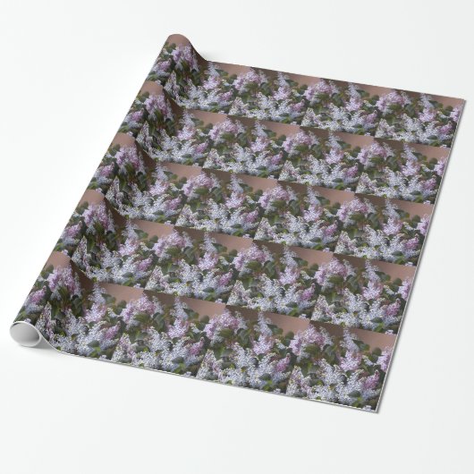 Lilacs Cadeaupapier (Uitgerold)