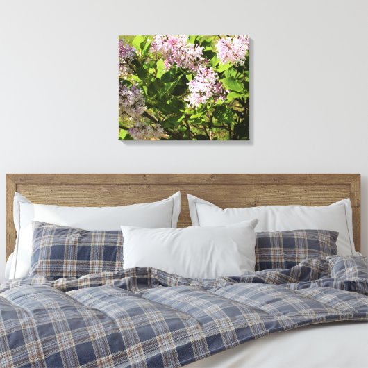 Lilacs Canvas Afdruk (Insitu (Slaapkamer))