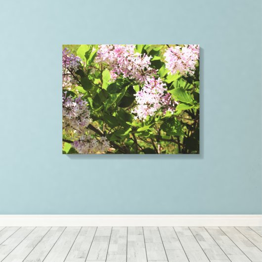 Lilacs Canvas Afdruk (Insitu (Houten vloer))