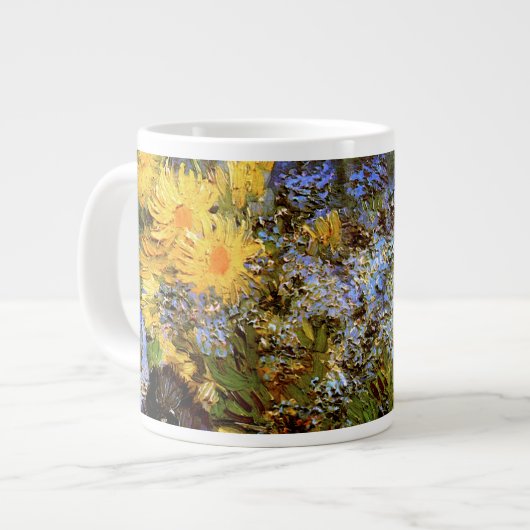 Lilacs Daisies & Anemones Van Gogh Fine Art Grote Koffiekop (Links)