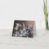 Lilacs Dank je Bedankkaart (Voorkant)