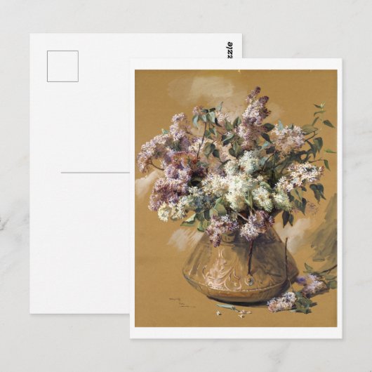 Lilacs Elizabeth Ntice Briefkaart (Voorkant / Achterkant)