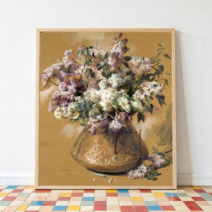 Lilacs Elizabeth Ntice Poster