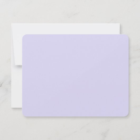 Lilacs en Bluebirds Bedankkaart (Achterkant)