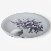 Lilacs en Silver Leaf Boeket Papieren Bordje (Gekanteld)
