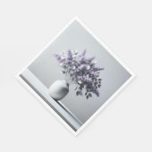 Lilacs en Silver Leaf Boeket Servet (Hoek)