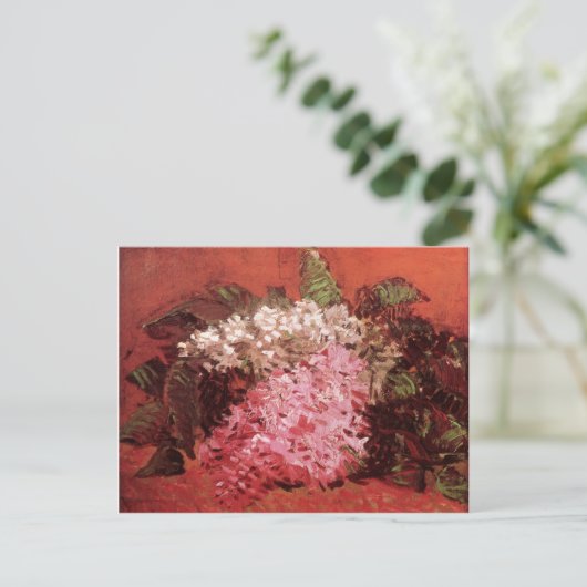 Lilacs (F286b) Van Gogh Fine Art Briefkaart (Staand voorkant)