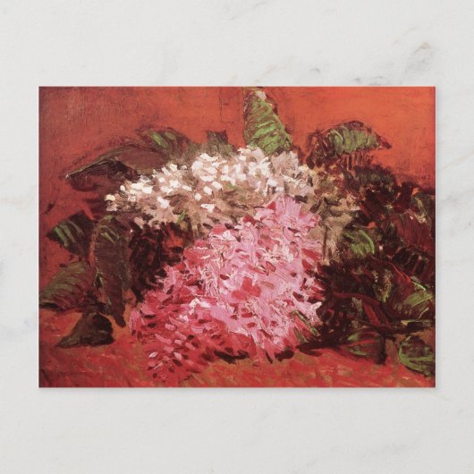 Lilacs (F286b) Van Gogh Fine Art Briefkaart (Voorkant)