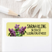 LILACS FLOWERS RETOURADRESLABELS ETIKET (Insitu)
