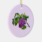 Lilacs gaat net open keramisch ornament (Rechts)
