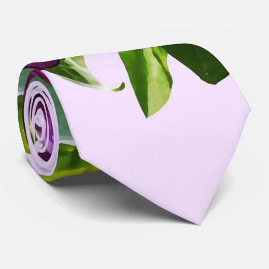 Lilacs gaat net open stropdas (Opgerold)