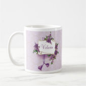Lilacs gepersonaliseerd Koffiemok (Links)