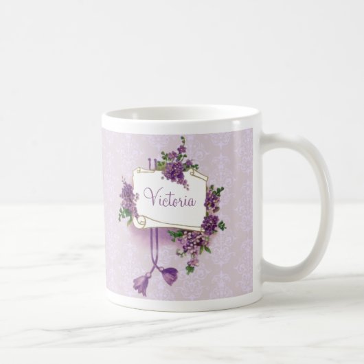Lilacs gepersonaliseerd Koffiemok (Rechts)