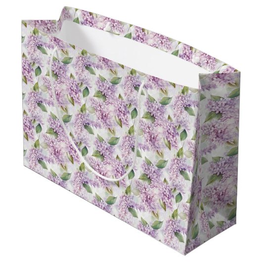 Lilacs Gift Bag Groot Cadeauzakje (Achterkant Gekanteld)