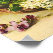 Lilacs in a Basket door Catherine Klein Print (Hoek)