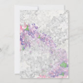 Lilacs in Bloom Spring Wedding Kaart (Achterkant)