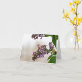Lilacs in de lente kaart (Gele Bloem)