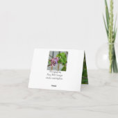 Lilacs in de lente kaart (Achterkant)