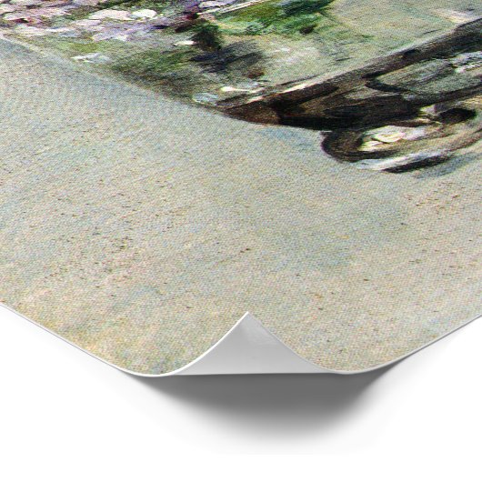 Lilacs in een Glass Edouard Manet Fine Art Poster (Hoek)