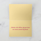 Lilacs in een mandje Moederdag Kaart (Binnen)