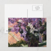 Lilacs in een raam, Mary Cassatt Briefkaart (Voorkant / Achterkant)