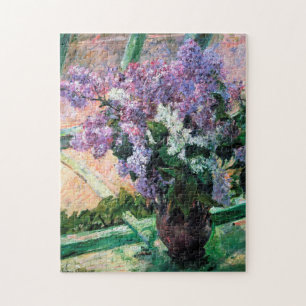 Lilacs in een raam, Mary Cassatt Legpuzzel