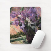 Lilacs in een raam, Mary Cassatt Mousepad Muismat (Met muis)