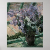 Lilacs in een raam, Mary Cassatt Poster (Voorkant)