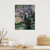 Lilacs in een raam, Mary Cassatt Poster (Keuken)