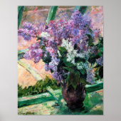 Lilacs in een raam, Mary Cassatt Poster (Voorkant)