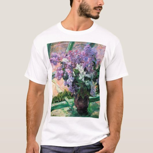 Lilacs in een raam, Mary Cassatt T-shirt (Voorkant)
