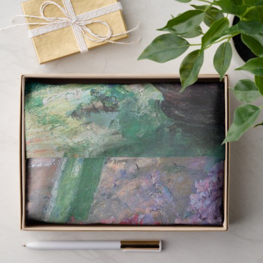 Lilacs in een raam, Mary Cassatt Tissuepapier (Geschenk)