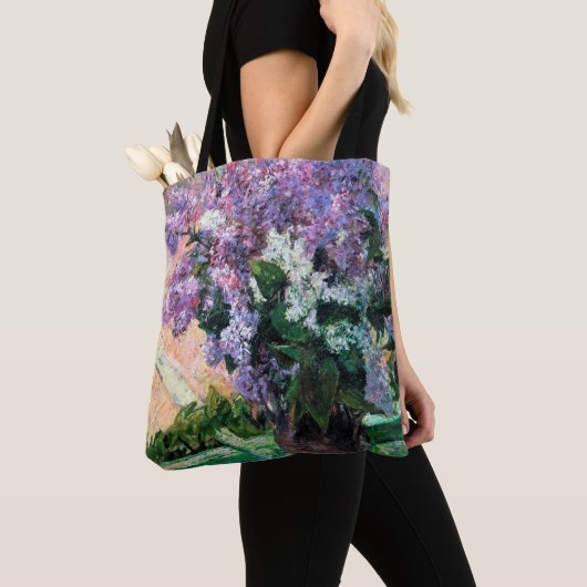 Lilacs in een raam, Mary Cassatt Tote Bag (Dichtbij)