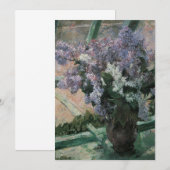 Lilacs in een raam van Mary Cassatt,  Kunst (Voorkant / Achterkant)