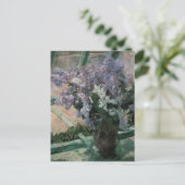 Lilacs in een raam van Mary Cassatt,  Kunst Briefkaart (Staand voorkant)