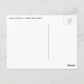 Lilacs in een raam van Mary Cassatt,  Kunst Briefkaart (Achterkant)