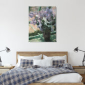 Lilacs in een raam van Mary Cassatt, Kunst Canvas Afdruk (Insitu (Slaapkamer))
