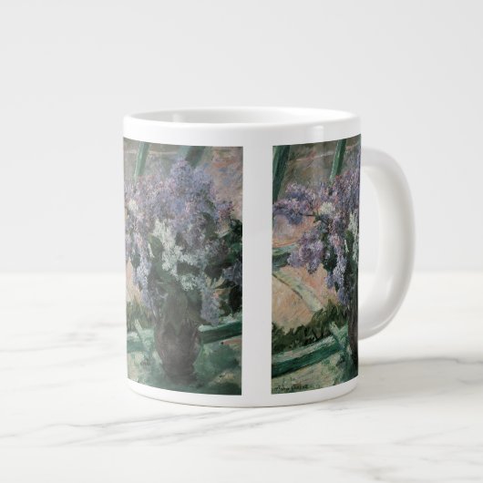 Lilacs in een raam van Mary Cassatt,  Kunst Grote Koffiekop (Voorkant rechts)