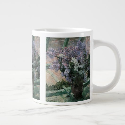Lilacs in een raam van Mary Cassatt,  Kunst Grote Koffiekop (Rechts)