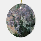 Lilacs in een raam van Mary Cassatt,  Kunst Keramisch Ornament (Links)