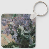 Lilacs in een raam van Mary Cassatt,  Kunst Sleutelhanger (Achterkant)
